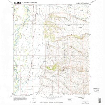 YellowMaps Bing MT topo map, 1:24000 Scale, 7.5 X 7.5 Minute, Historical, 1967, Updated 1986, 26.8 x 22 in - Tyvek