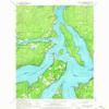 YellowMaps Squaxin Island WA topo map, 1:24000 Scale, 7.5 X 7.5 Minute, Historical, 1959, Updated 1966, 26.8 x 22 in - Polypropylene view 1