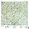 YellowMaps Spartanburg SC topo map, 1:250000 Scale, 1 X 2 Degree, Historical, 1953, Updated 1988, 22.2 x 32.1 in - Polypropylene view 1