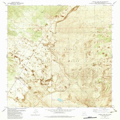 YellowMaps Lumley Lake NW NM topo map, 1:24000 Scale, 7.5 X 7.5 Minute, Historical, 1982, Updated 1982, 26.9 x 22.1 in - Polypropylene