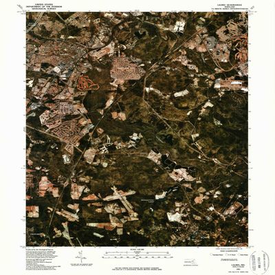 YellowMaps Laurel MD topo map, 1:24000 Scale, 7.5 X 7.5 Minute, Historical, 1981, Updated 1986, 26.7 x 22 in - Tyvek