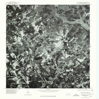 YellowMaps Albemarle NW NC topo map, 1:24000 Scale, 7.5 X 7.5 Minute, Historical, 1977, Updated 1979, 26.9 x 22 in - Polypropylene