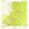 YellowMaps Capilla Peak NM topo map, 1:24000 Scale, 7.5 X 7.5 Minute, Historical, 1954, Updated 1955, 26.9 x 22 in - Polypropylene view 1