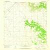 Mogote Hills NM topo map, 1:24000 Scale, 7.5 X 7.5 Minute, Historical, 1964, Updated 1966, 26.8 x 22 in - Polypropylene
