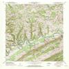 YellowMaps Colemen Gap TN topo map, 1:24000 Scale, 7.5 X 7.5 Minute, Historical, 1946, Updated 1970, 27.5 x 22.1 in - Polypropylene view 1