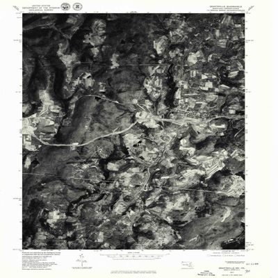 YellowMaps Grantsville MD topo map, 1:24000 Scale, 7.5 X 7.5 Minute, Historical, 1977, Updated 1979, 26.6 x 21.9 in - Tyvek