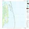 YellowMaps Manteo NC topo map, 1:100000 Scale, 30 X 60 Minute, Historical, 1985, Updated 1985, 24.1 x 44 in - Tyvek view 1