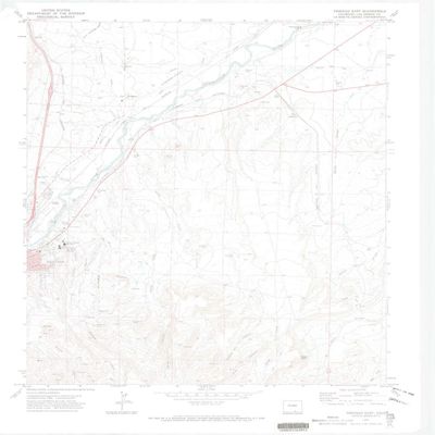 YellowMaps Trinidad East CO topo map, 1:24000 Scale, 7.5 X 7.5 Minute, Historical, 1971, Updated 1974, 27.2 x 22 in - Tyvek