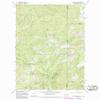 YellowMaps Helmer MTN WA topo map, 1:24000 Scale, 7.5 X 7.5 Minute, Historical, 1967, Updated 1986, 27 x 22 in - Polypropylene view 1