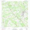 YellowMaps Mc Donough GA topo map, 1:24000 Scale, 7.5 X 7.5 Minute, Historical, 1964, Updated 1989, 26.9 x 22 in - Polypropylene view 1