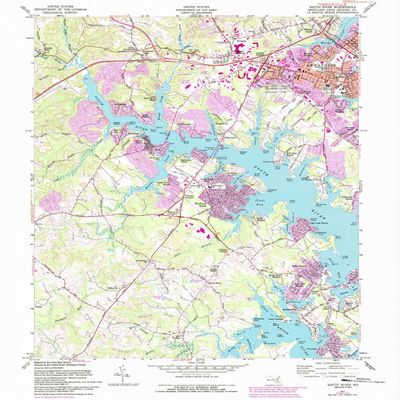 YellowMaps South River MD topo map, 1:24000 Scale, 7.5 X 7.5 Minute, Historical, 1957, Updated 1993, 26.6 x 21.8 in - Polypropylene