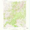 YellowMaps Antone Peak MT topo map, 1:24000 Scale, 7.5 X 7.5 Minute, Historical, 1968, Updated 1972, 26.7 x 22 in - Polypropylene view 1