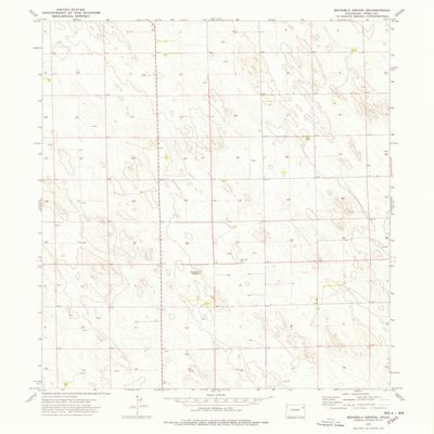 YellowMaps Beverly Grove CO topo map, 1:24000 Scale, 7.5 X 7.5 Minute, Historical, 1974, Updated 1978, 26.8 x 21.8 in - Polypropylene