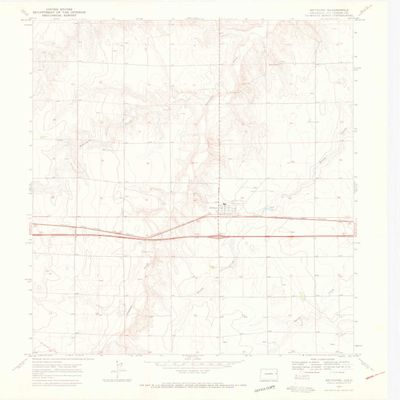 YellowMaps Bethune CO topo map, 1:24000 Scale, 7.5 X 7.5 Minute, Historical, 1969, Updated 1972, 27.2 x 22.1 in - Tyvek