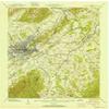 YellowMaps Johnson City TN topo map, 1:24000 Scale, 7.5 X 7.5 Minute, Historical, 1940, Updated 1951, 27.4 x 22 in - Polypropylene view 1