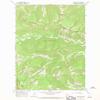 YellowMaps Moose Peak MT topo map, 1:24000 Scale, 7.5 X 7.5 Minute, Historical, 1966, Updated 1971, 26.9 x 21.9 in - Polypropylene view 1