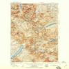 YellowMaps Chief Mountain MT topo map, 1:125000 Scale, 30 X 30 Minute, Historical, 1938, Updated 1959, 20.8 x 17 in - Tyvek view 1