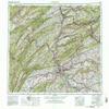 YellowMaps Harrisburg PA topo map, 1:250000 Scale, 1 X 2 Degree, Historical, 1957, Updated 1988, 22.2 x 32.2 in - Polypropylene view 1