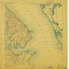YellowMaps Drum Point MD topo map, 1:62500 Scale, 15 X 15 Minute, Historical, 1892, 19.8 x 16.5 in - Polypropylene view 1