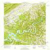 YellowMaps Ausmus TN topo map, 1:24000 Scale, 7.5 X 7.5 Minute, Historical, 1952, Updated 1955, 27.5 x 22.1 in - Polypropylene view 1