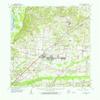 YellowMaps Millington TN topo map, 1:62500 Scale, 15 X 15 Minute, Historical, 1960, Updated 1963, 21.9 x 18.1 in - Polypropylene view 1
