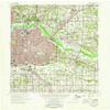 YellowMaps Bartlett TN topo map, 1:62500 Scale, 15 X 15 Minute, Historical, 1961, Updated 1961, 22 x 18.1 in - Polypropylene view 1