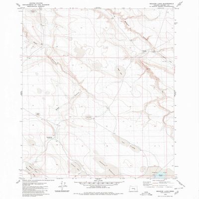 Meadow Lake OR topo map, 1:24000 Scale, 7.5 X 7.5 Minute, Historical, 1980, Updated 1980, 26.7 x 21.9 in - Polypropylene