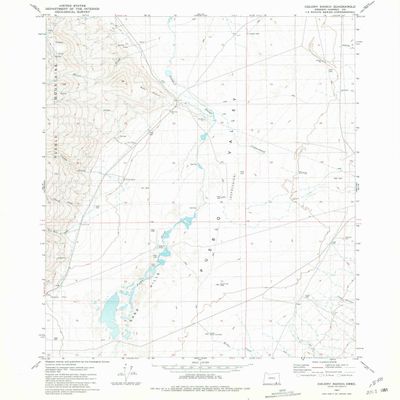 YellowMaps Colony Ranch OR topo map, 1:24000 Scale, 7.5 X 7.5 Minute, Historical, 1981, Updated 1984, 26.7 x 21.9 in - Polypropylene