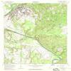 YellowMaps Fort Benning GA topo map, 1:24000 Scale, 7.5 X 7.5 Minute, Historical, 1955, Updated 1970, 26.8 x 22 in - Polypropylene view 1