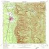 YellowMaps Alamogordo NM topo map, 1:62500 Scale, 15 X 15 Minute, Historical, 1950, Updated 1972, 21 x 17 in - Polypropylene view 1
