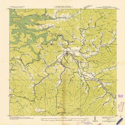 YellowMaps Robbinsville NC topo map, 1:24000 Scale, 7.5 X 7.5 Minute, Historical, 1935, 26.6 x 21.8 in - Polypropylene