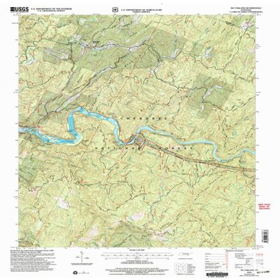YellowMaps Mc Farland TN topo map, 1:24000 Scale, 7.5 X 7.5 Minute, Historical, 2003, Updated 2004, 27.3 x 22 in - Tyvek