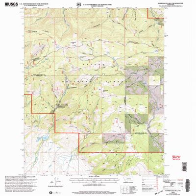 YellowMaps Esmeralda Hill MT topo map, 1:24000 Scale, 7.5 X 7.5 Minute, Historical, 2001, Updated 2004, 26.9 x 22.1 in - Polypropylene