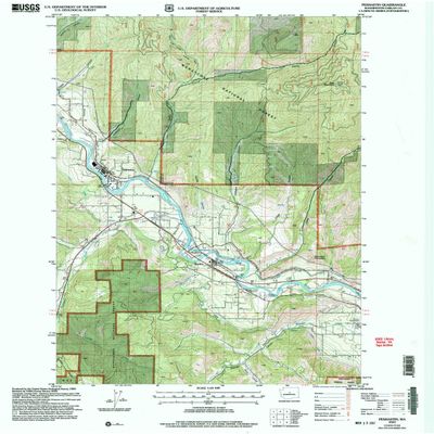 YellowMaps Peshastin WA topo map, 1:24000 Scale, 7.5 X 7.5 Minute, Historical, 2003, Updated 2006, 26.9 x 22 in - Polypropylene