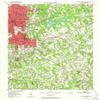 YellowMaps Winston Salem East NC topo map, 1:24000 Scale, 7.5 X 7.5 Minute, Historical, 1950, Updated 1965, 26.8 x 21.9 in - Tyvek