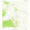 YellowMaps Mitten Rock NM topo map, 1:24000 Scale, 7.5 X 7.5 Minute, Historical, 1966, Updated 1969, 26.9 x 22.1 in - Polypropylene view 1