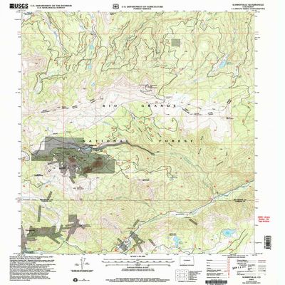 YellowMaps Summitville CO topo map, 1:24000 Scale, 7.5 X 7.5 Minute, Historical, 2001, Updated 2005, 26.7 x 22.1 in - Polypropylene