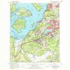 YellowMaps Anderson Island WA topo map, 1:62500 Scale, 15 X 15 Minute, Historical, 1959, Updated 1968, 20.8 x 17 in - Polypropylene view 1