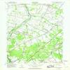 YellowMaps Monmouth Junction NJ topo map, 1:24000 Scale, 7.5 X 7.5 Minute, Historical, 1954, Updated 1968, 27.1 x 22 in - Polypropylene view 1