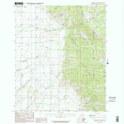 YellowMaps Flathead Pass MT topo map, 1:24000 Scale, 7.5 X 7.5 Minute, Historical, 1987, Updated 1987, 26.9 x 22 in - Tyvek