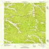 Negro Hollow TN topo map, 1:24000 Scale, 7.5 X 7.5 Minute, Historical, 1951, Updated 1954, 27.4 x 22 in - Tyvek view 1