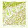 YellowMaps Baileyton TN topo map, 1:24000 Scale, 7.5 X 7.5 Minute, Historical, 1939, Updated 1957, 27.5 x 22.1 in - Polypropylene view 1