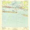 YellowMaps Beaufort NC topo map, 1:24000 Scale, 7.5 X 7.5 Minute, Historical, 1951, 27 x 22 in - Polypropylene view 1