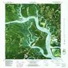 YellowMaps Brunswick West GA topo map, 1:24000 Scale, 7.5 X 7.5 Minute, Historical, 1979, Updated 1988, 27.9 x 24 in - Polypropylene view 1