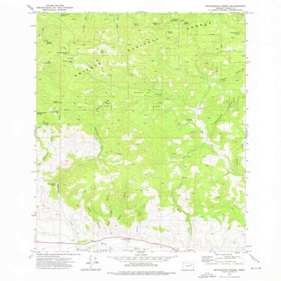 YellowMaps Beaverdam Creek OR topo map, 1:24000 Scale, 7.5 X 7.5 Minute, Historical, 1972, Updated 1976, 26.9 x 21.9 in - Polypropylene