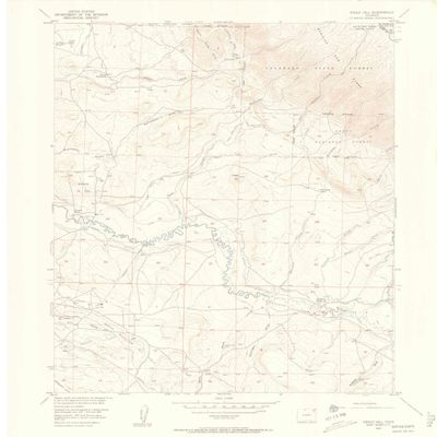 YellowMaps Eagle Hill CO topo map, 1:24000 Scale, 7.5 X 7.5 Minute, Historical, 1955, Updated 1957, 26.9 x 22.3 in - Polypropylene