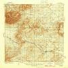 YellowMaps Capitan NM topo map, 1:62500 Scale, 15 X 15 Minute, Historical, 1937, Updated 1946, 20.6 x 17 in - Polypropylene view 1