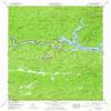 YellowMaps Fontana Dam NC topo map, 1:24000 Scale, 7.5 X 7.5 Minute, Historical, 1961, Updated 1964, 26.8 x 21.9 in - Tyvek view 1