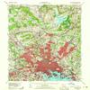 YellowMaps Baltimore MD topo map, 1:62500 Scale, 15 X 15 Minute, Historical, 1943, Updated 1965, 20.8 x 17 in - Polypropylene view 1
