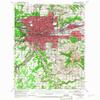 YellowMaps Spokane WA topo map, 1:62500 Scale, 15 X 15 Minute, Historical, 1950, Updated 1968, 20.9 x 17 in - Polypropylene view 1